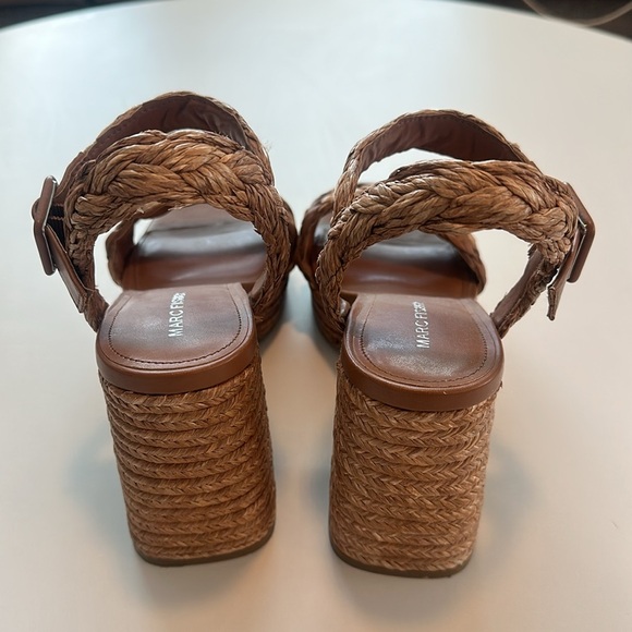 Marc Fisher Seclude Platform Raffia Sandal - Picture 8 of 10